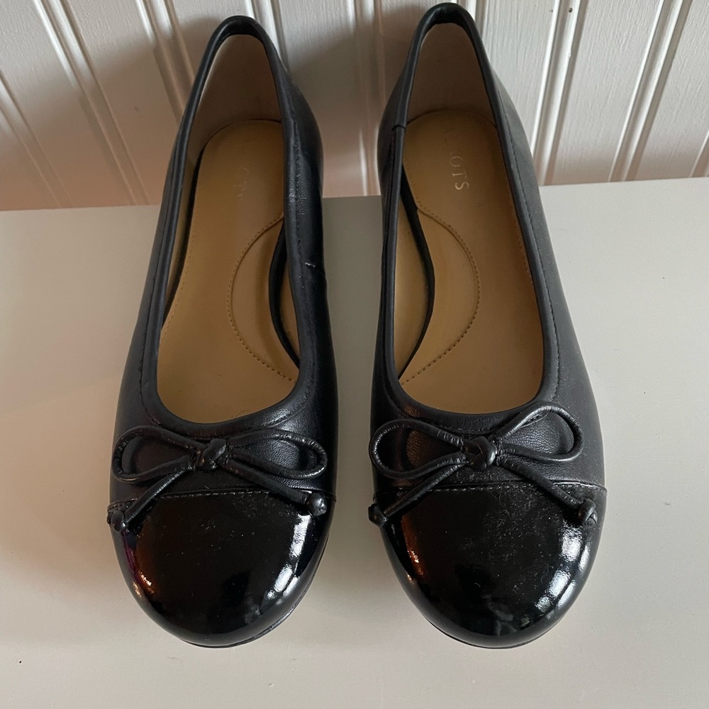 Talbots Black Patent Leather Flats